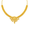 Opulent 22 Karat Yellow Gold Beaded Necklace And Earrings Set,,hi-res 2