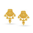 Opulent 22 Karat Yellow Gold Beaded Necklace And Earrings Set,,hi-res 4