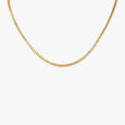 Flat Link Gold Chain 