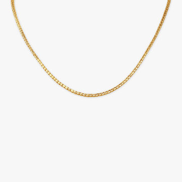 Flat Link Gold Chain