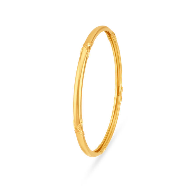 Sleek Gold Bangle 4