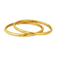 Accentuated Gold Bangle,,hi-res 