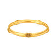Impressive 22 Karat Yellow Gold Pillar Bangle,,hi-res 2