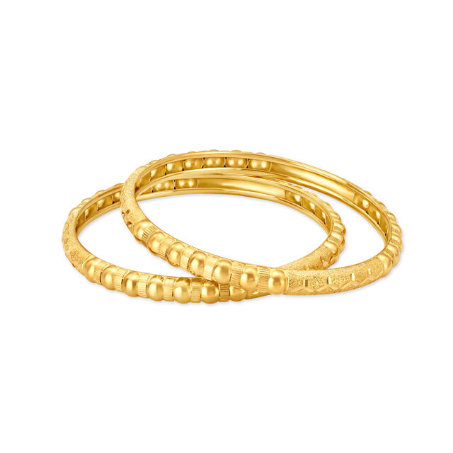Eclectic Gold Bangle 