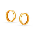 Elegant Gold Hoop Bali Earrings 2
