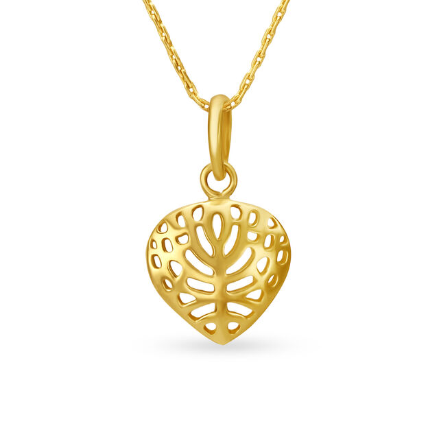 Dainty Leaf Pendant,,hi-res