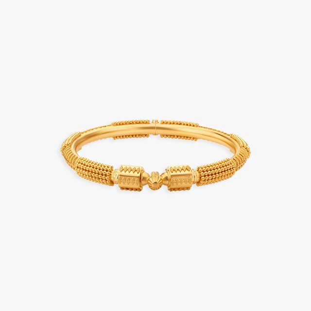 Textured Gold Bangles 2