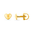 Romantic Heart Pattern Stud Earrings 2