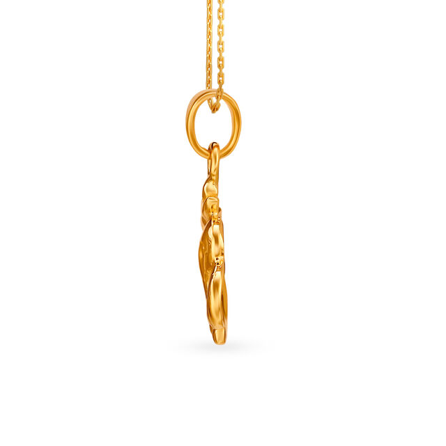 Charming 22 Karat Yellow Gold Ganesha Pendant