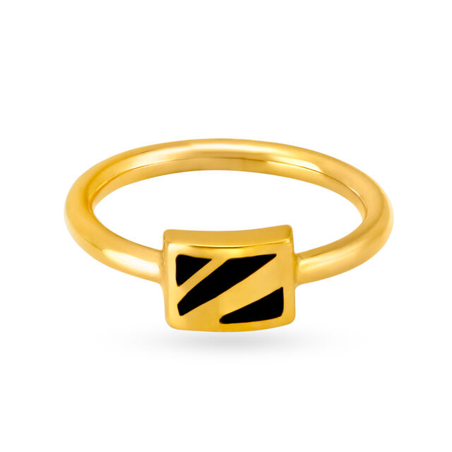 Abstract 22 Karat Yellow Gold Square Finger Ring,,hi-res 2