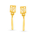 Kids Artistic Gold Drop Earrings,,hi-res 