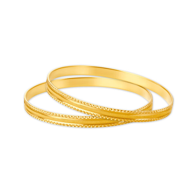 Timeless Concentric Gold Bangles,,hi-res