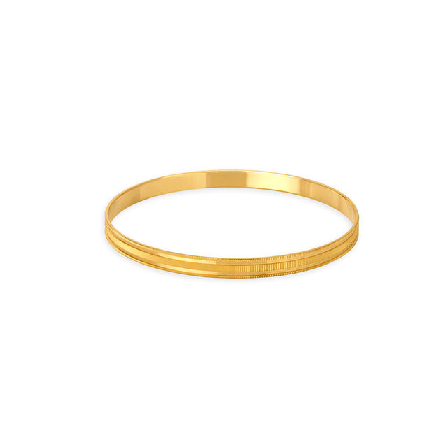 Sleek Minimalist Gold Bangles