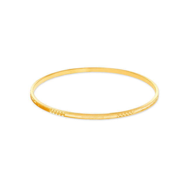 Textured Radiance Gold Bangles