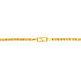 Ageless Yellow Gold Carved Box Chain 2