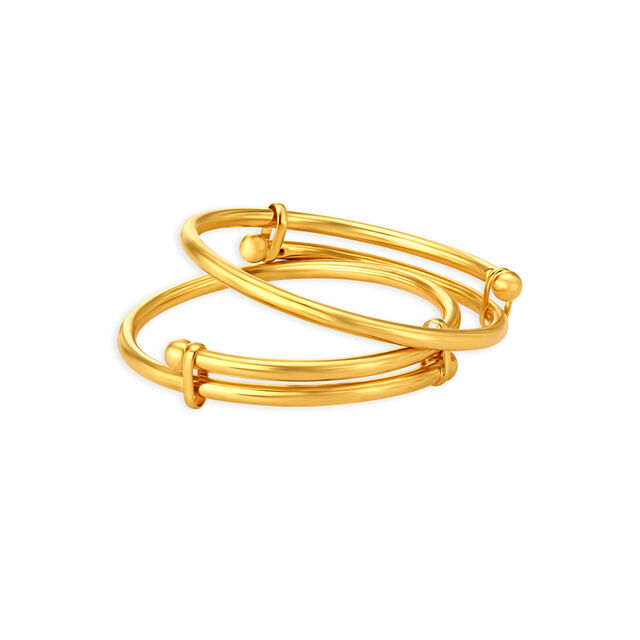 Tiny Treasure Gold Bangles for Kids