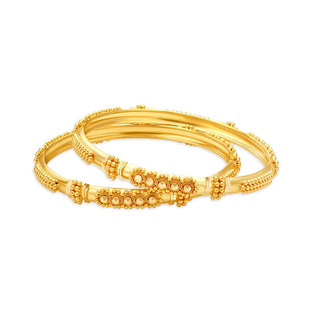 Graceful Gold Bangle 