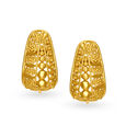 Stately Gold Stud Earrings 