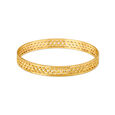 Beautiful Yellow Gold Triangular Trellis Bangles,,hi-res 2