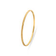 Sleek Glossy Gold Bangle,,hi-res 2