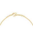 Classical Yellow Gold Beaded Necklace and Earrings Set 3