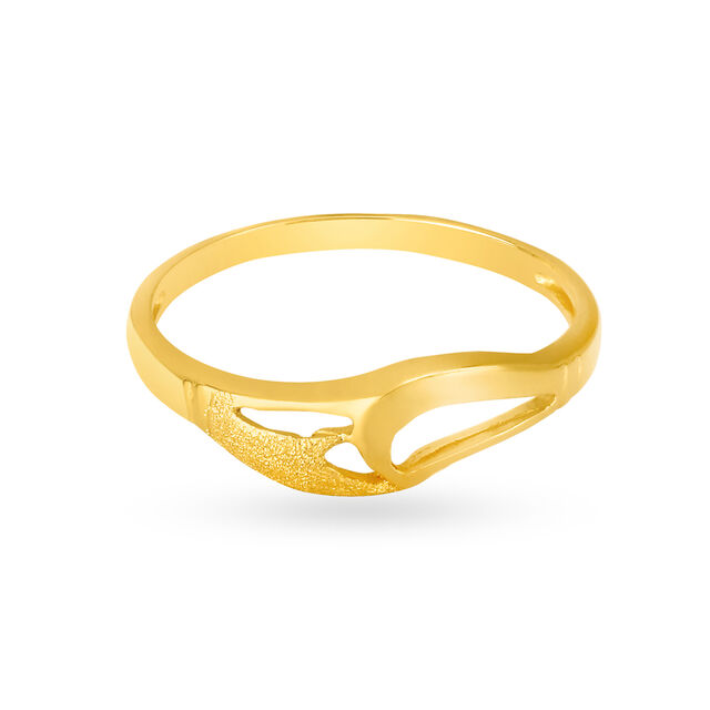 Elegant 22 Karat Yellow Gold Finger Ring,,hi-res