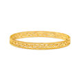 Rococo Yellow Gold Carved Bangles,,hi-res 2