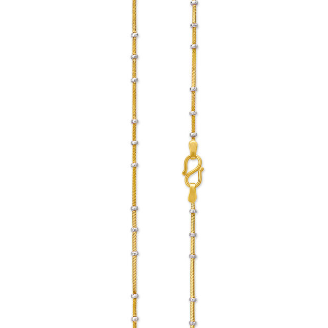 Sleek Modern Gold Chain,,hi-res 2