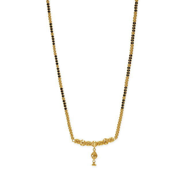 Stunning Sleek Gold Mangalsutra