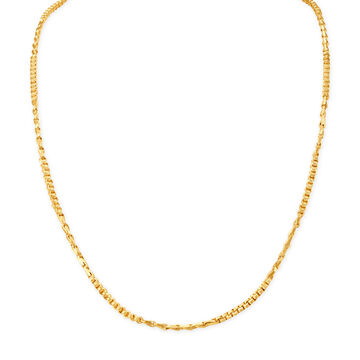 Distinctive Yellow Gold Variegated Box Chain