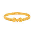 Ornate Gold Bangle,,hi-res 