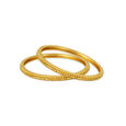 Luxurious 22 Karat Yellow Gold Beaded Bangle 