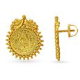 Laxmi Gold Pendant and Earrings Set 3