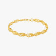 Artistic Gold Bracelet,,hi-res 