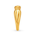 Fascinating 22 Karat Yellow Gold Bow Design Matte Finger Ring 3