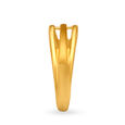 Sleek Gold Mesh Ring 3