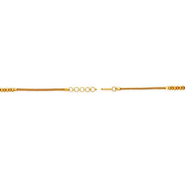 Ornate Yellow Gold Beaded Orb Chain Bracelet,,hi-res 2