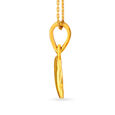 Dolphin Motif Gold Pendant,,hi-res 2