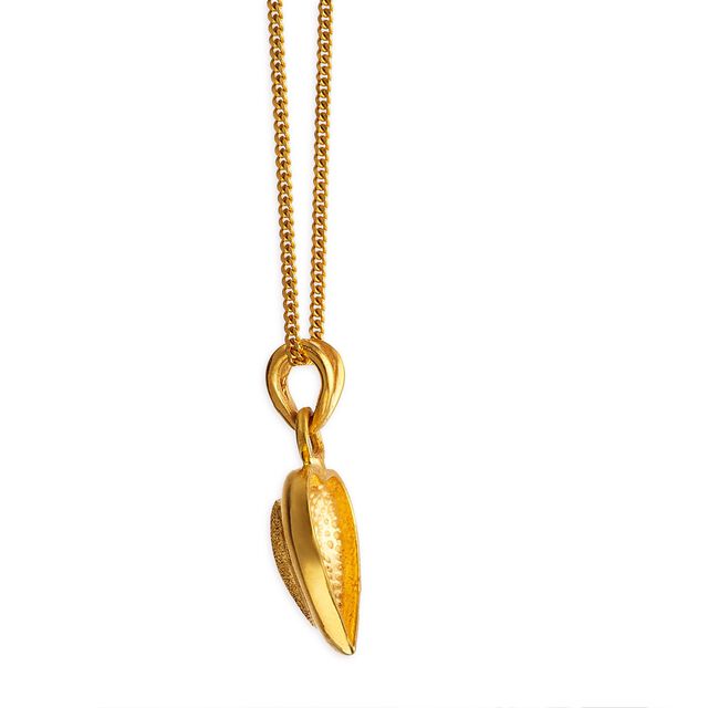 Alluring Yellow Gold Heart Pendant,,hi-res