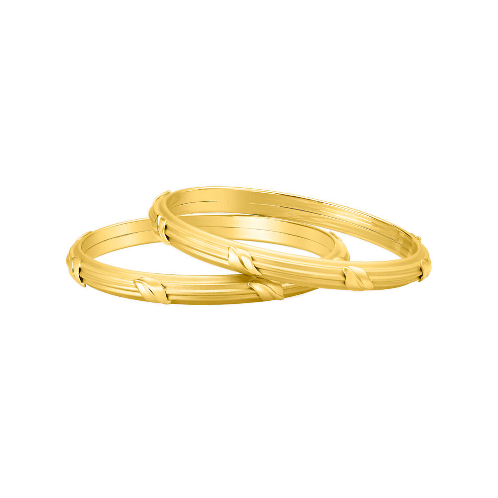 Gold leaf bangles clearance