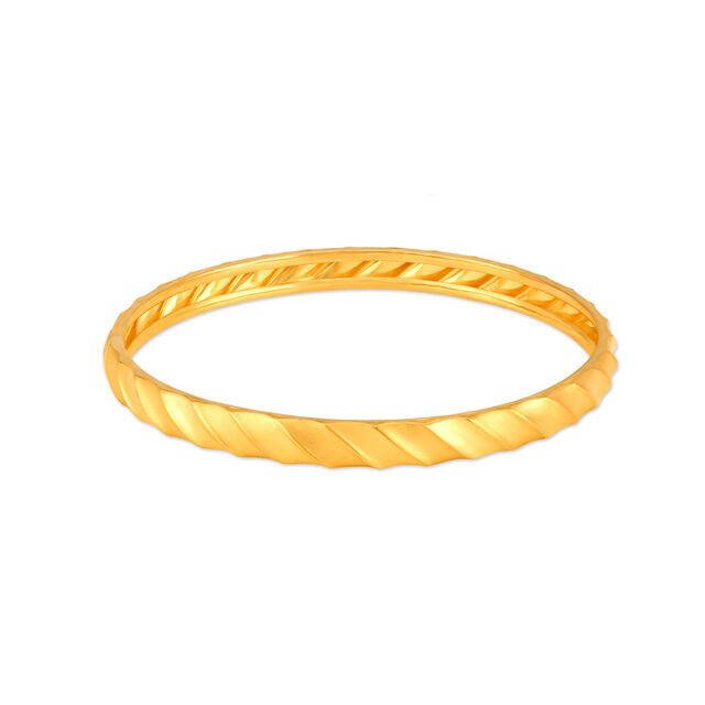 Captivating Ridged Bangle,,hi-res