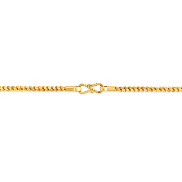 Subtle Yellow Gold Spiral Chain,,hi-res 2