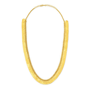 Stunning Gold Lakshmi Kasu Mala for the Telugu Bride