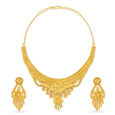 Sublime Gold Necklace Set for the Bengali Bride,,hi-res 