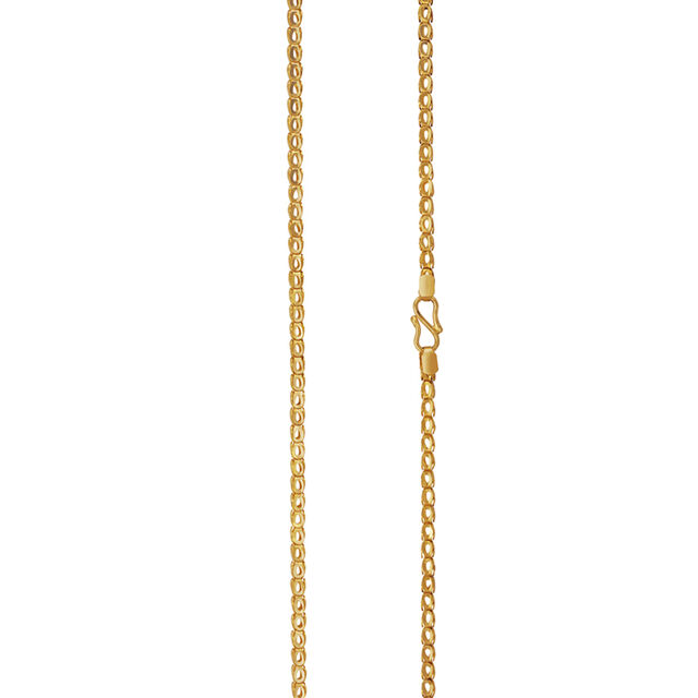 Grand 22 Karat Yellow Gold Looped Open Box Chain,,hi-res