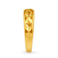 Classic 22 Karat Yellow Gold Floral Finger Ring,,hi-res 3