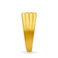 Striking 22 Karat Yellow Gold Geometric Finger Ring,,hi-res 3