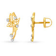 Wacky 22 Karat Yellow Gold Studs With Stones 2