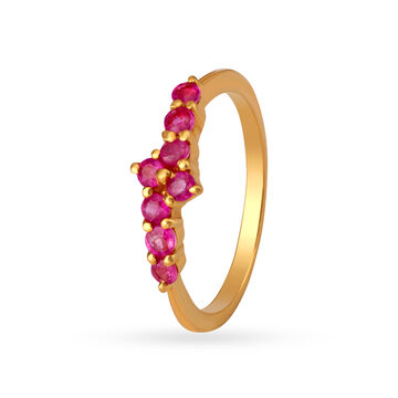 Classy Ruby Eternity Ring