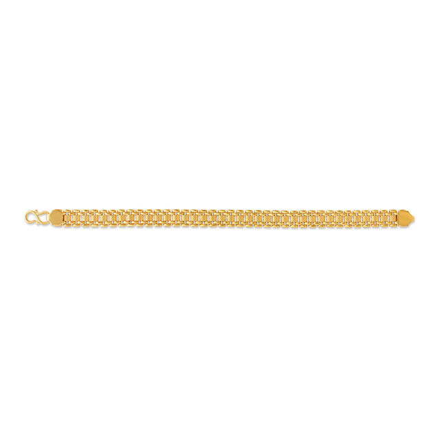 Striking Gold Bracelet for Men,,hi-res 